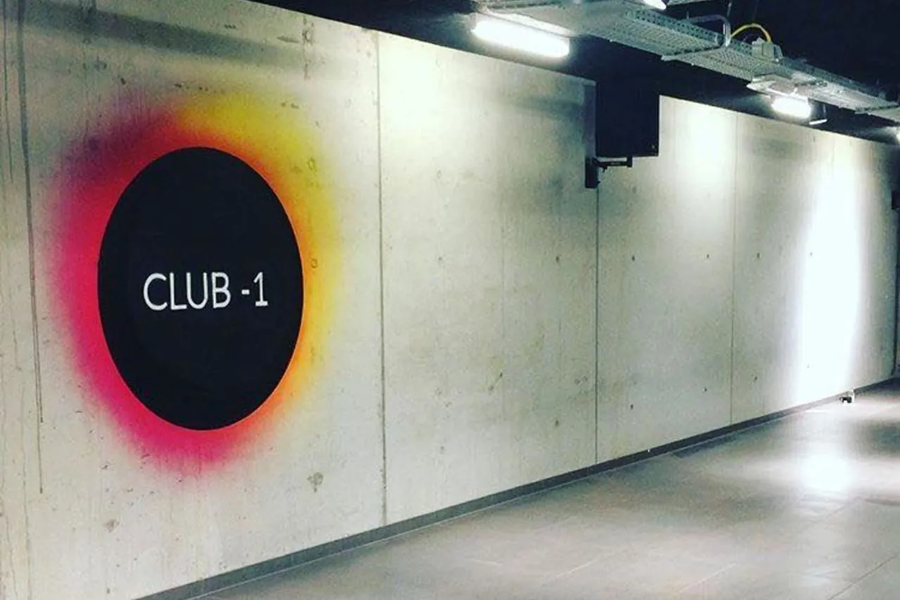 De kelderzaal CLUB -1 van Barsol